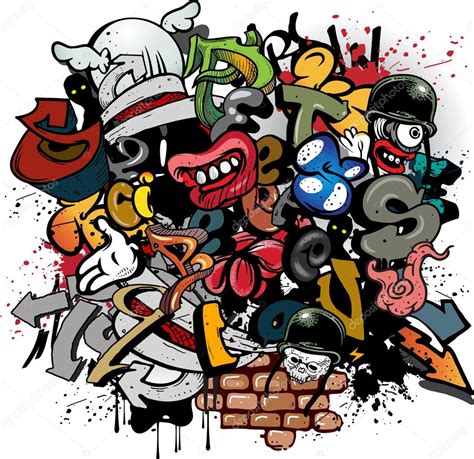 Graffiti elements Stock Vector Image by ©pathique #15749069