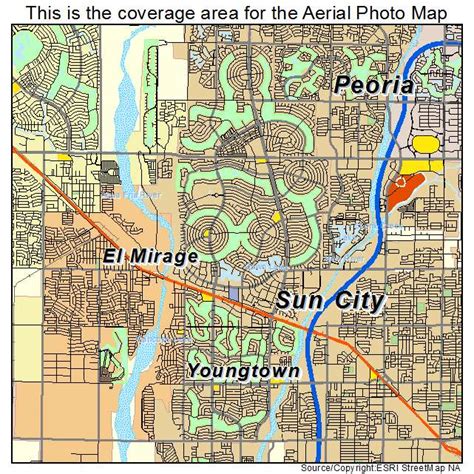 Sun City Arizona Map