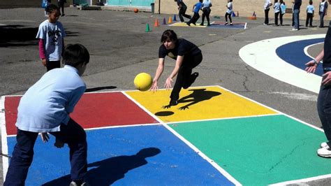 Playing Four Square during recess : r/nostalgia