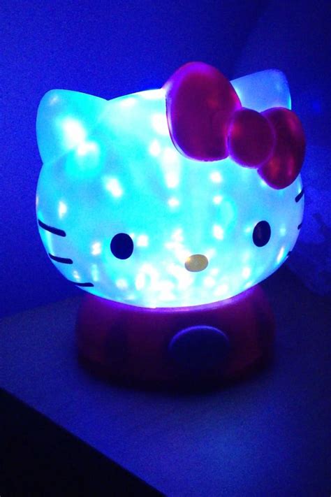 My Hello Kitty star projector night light! | Hello kitty items, Hello kitty lamp, Cute night lights