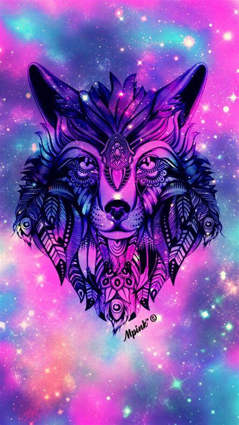 Purple Wolf Wallpapers - Top Free Purple Wolf Backgrounds - WallpaperAccess