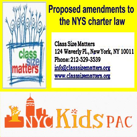 Proposed amendments to the NYS charter law | Class Size Matters - SMART ...