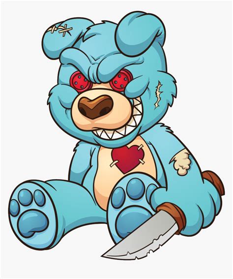 I Don T Evil - Evil Teddy Bear Cartoon, HD Png Download , Transparent ...