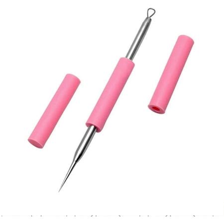 Professional Acne Removal Needle, Whitehead & Blackhead Remover, Pimple Extractor Tool(Pink ...