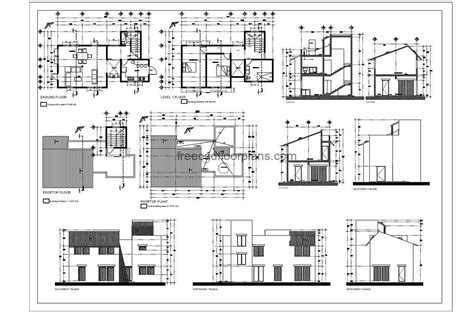 Cad House Plans Free Download - Image to u