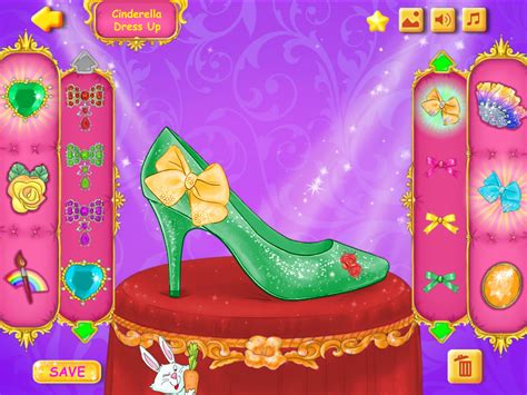 Cinderella Deluxe Shoes Designer - Play Online on Flash Museum 🕹️