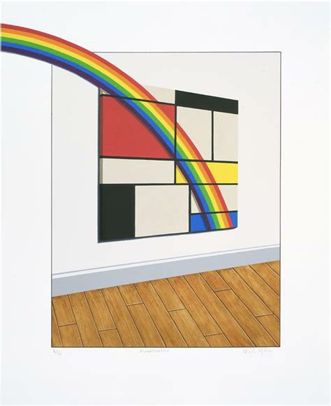 Patrick Hughes – Mondrainbow | Editions | Hang-Up Gallery