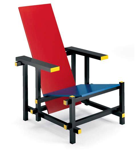 Malik Gallery Collection | Gerrit Thomas Rietveld Red and Blue Chair