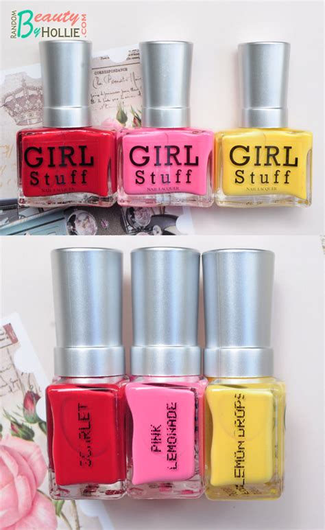 Random Beauty by Hollie: Girl Stuff Nail Polish Swatches and Review