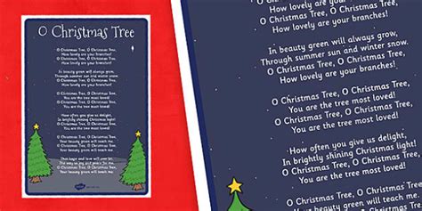 O Christmas Tree Lyrics