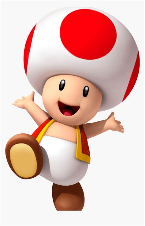 Super Mario Toad Png, Transparent Png - kindpng