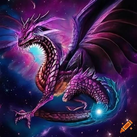 Cosmic dragon artwork
