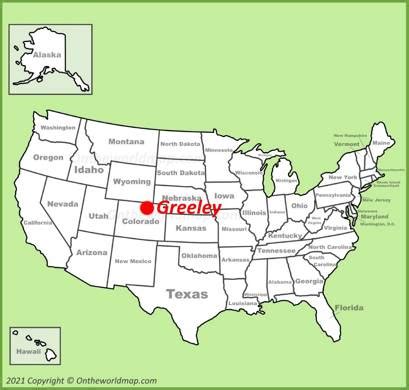 Greeley Map | Colorado, U.S. | Discover Greeley with Detailed Maps