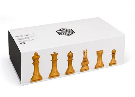 Official World Chess Championship Chess Set (Board & Pieces)