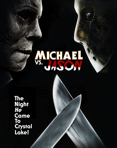 Here's a Michael vs. Jason poster I made. : r/horrorgirlz