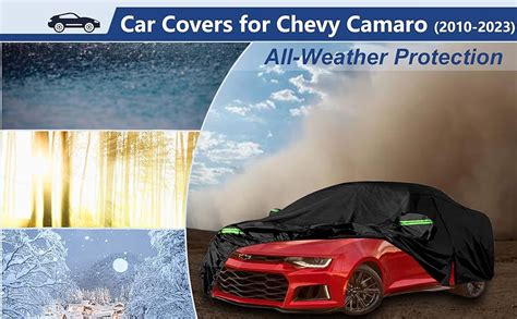 Amazon.com: Aazai Waterproof Car Covers for 2010-2023 Chevy Camaro Car ...