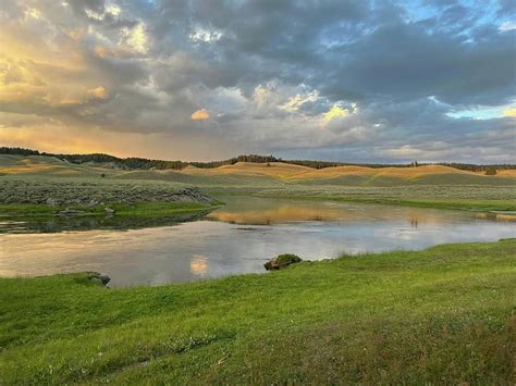 Hayden Valley Sunset and Stream Photograph by Tori English - Fine Art ...