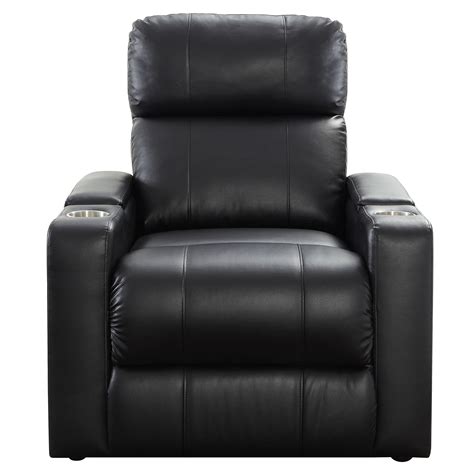 Movie Theater Recliner Men Leather Black Oversized Best Big and Tall Chair Large 689179549130 | eBay