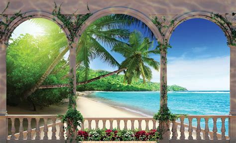 Beach Tropical Wall Paper Mural | Buy at EuroPosters