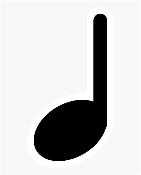 Mono Music Quarternote - Music Symbols Quarter Note, HD Png Download ...