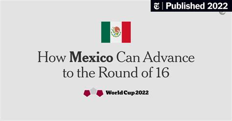 How Mexico Can Advance to the Next Round of the World Cup - The New ...