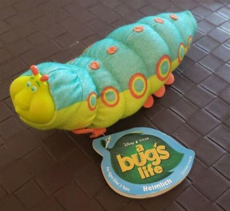 NEW Vintage Heimlich Bug's Life Disney Pixar Mattel Toys Plush 6in NWT VTG | #4553211356