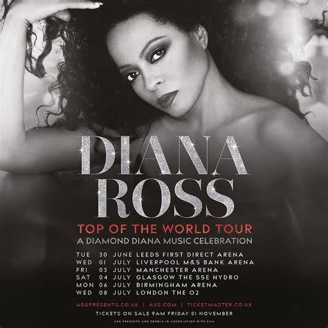 Diana Ross Has Announced a UK Tour: Dates In London And Manchester