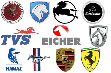 Car logos with horse | Car brands - car logos, meaning and symbol