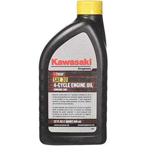 Kawasaki 12PK Genuine 4-Cycle Engine Oil 1QT Bottle SAE 30 K-Tech 99969-6281 - Walmart.com ...