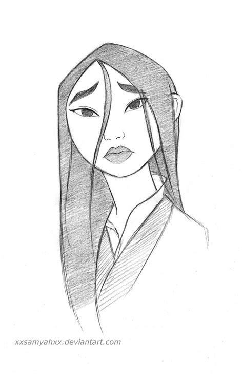 Mulan II by xXSamyahXx on DeviantArt | Disney character drawings, Disney art drawings, Disney ...