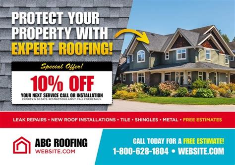 13 Brilliant Roofing Direct Mail Postcard Advertising Examples ...