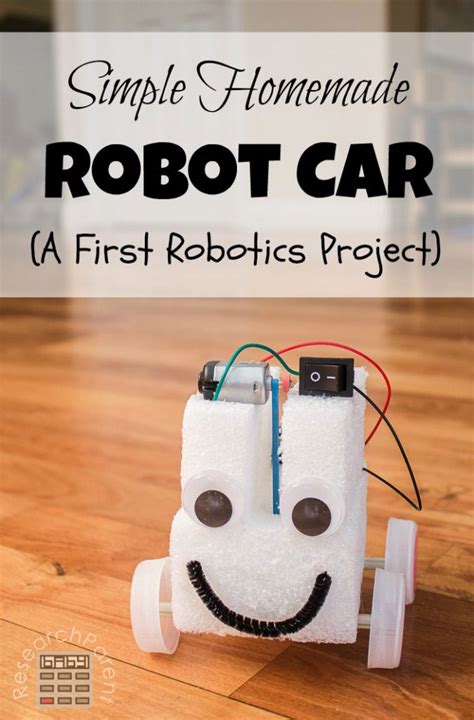 Simple Homemade Robot Car | Science experiments kids, Science for kids, Robotics projects