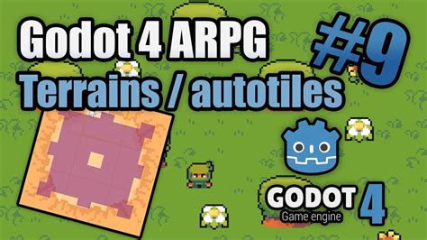 How to use TileMap terrains (autotiles) in Godot 4, part 1 | Action RPG in Godot 4 #9 | tutorial ...