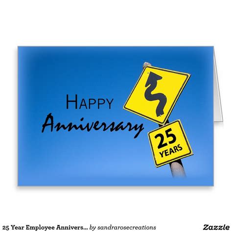 25th work anniversary card - Sammie Painter