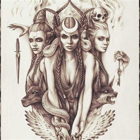 Hecate | Goddess tattoo, Witch tattoo, Mythology tattoos