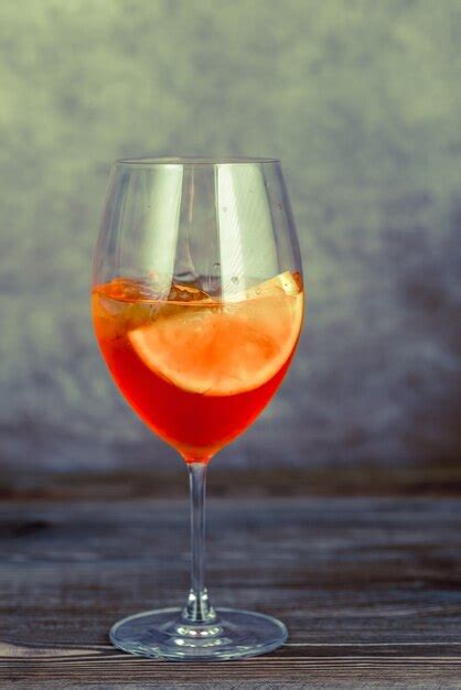 Premium Photo | Glass of aperol spritz cocktail