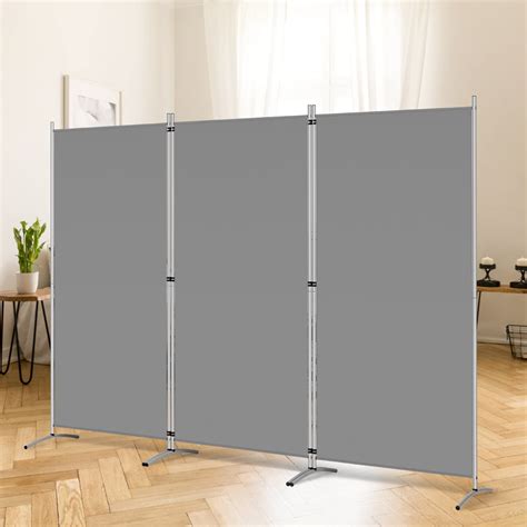 Buy RANTILA 3 Panel Room Divider, 6 Ft Tall Folding Privacy Screen ...