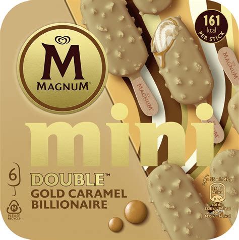 Mini double gold caramel billionaire - Magnum - 282 g