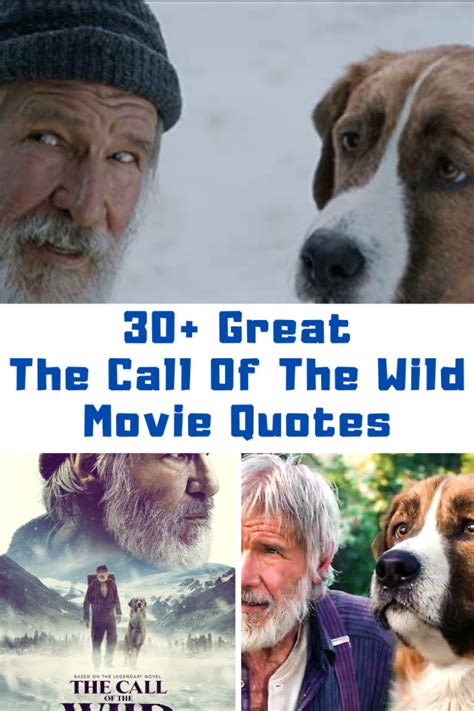 30+ GREAT 'The Call Of The Wild' Movie Quotes - Guide For Geek Moms