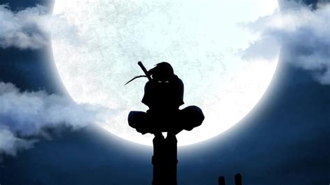 Itachi Uchiha Full Moon Naruto Shippuden Live Wallpaper - MoeWalls