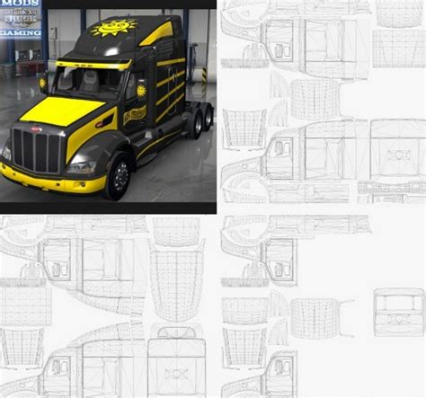 American Truck Simulator Skin Templates