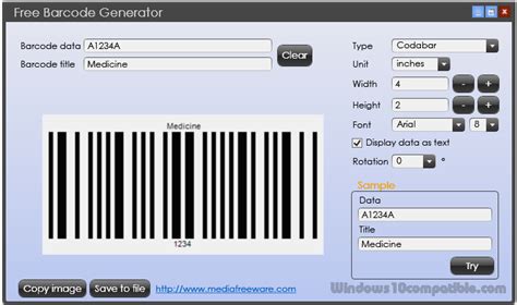 Free Barcode Generator 1.0 Free download