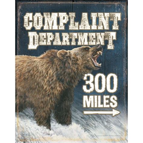 Complaint Department in 2022 | Cabin signs, Wall art sign, Black bear decor