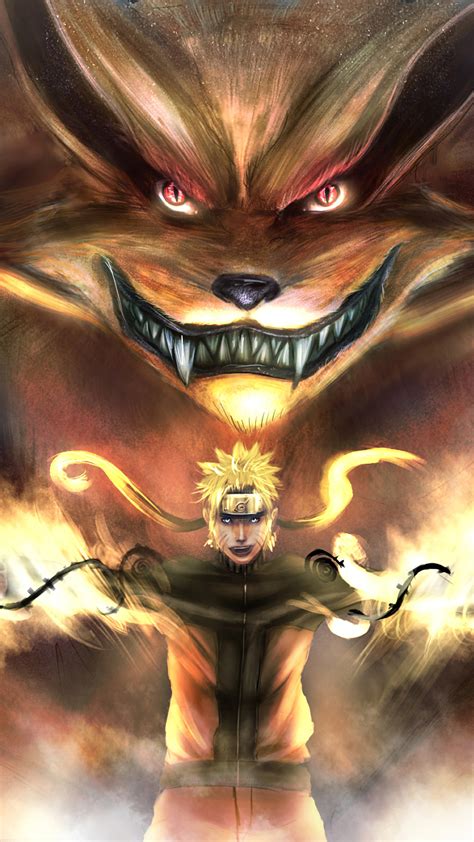 1080x1920 Naruto And Kurama 4k Iphone 7,6s,6 Plus, Pixel xl ,One Plus 3 ...