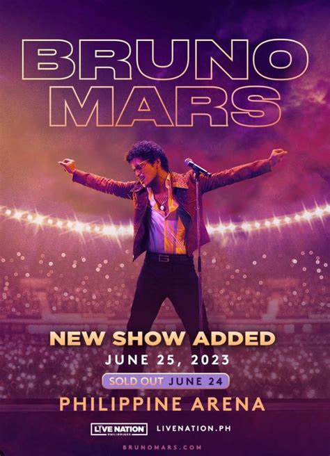 Bruno Mars VIP tickets June 25, 2023, Tickets & Vouchers, Event Tickets ...