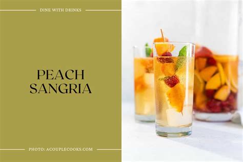 5 Peach Brandy Cocktails to Sip and Savor All Summer Long! | DineWithDrinks