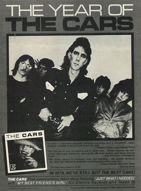 1979 Ad for The Cars' Debut Album, "The Cars" : r/vintageads