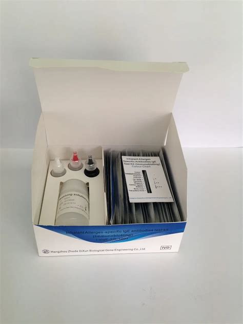 Inhalant Allergen-specific Ige Antibodies Test Kit (immunoblotting) - Buy Inhalant Allergen ...