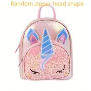 Sequin Unicorn Backpack Cute Cartoon School Bag Kawaii - Temu