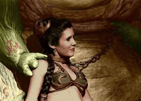 Leia and Jabba Colorized | Scrolller